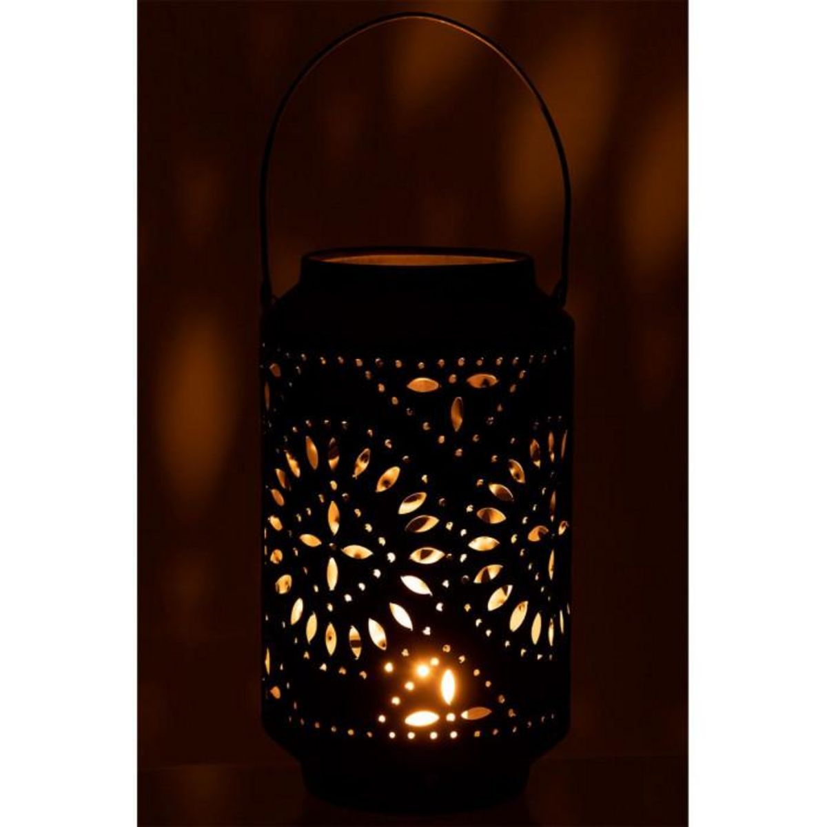 Paris Prix Lanterne Cylindrique Métal  Sévilla  45cm Noir Mat