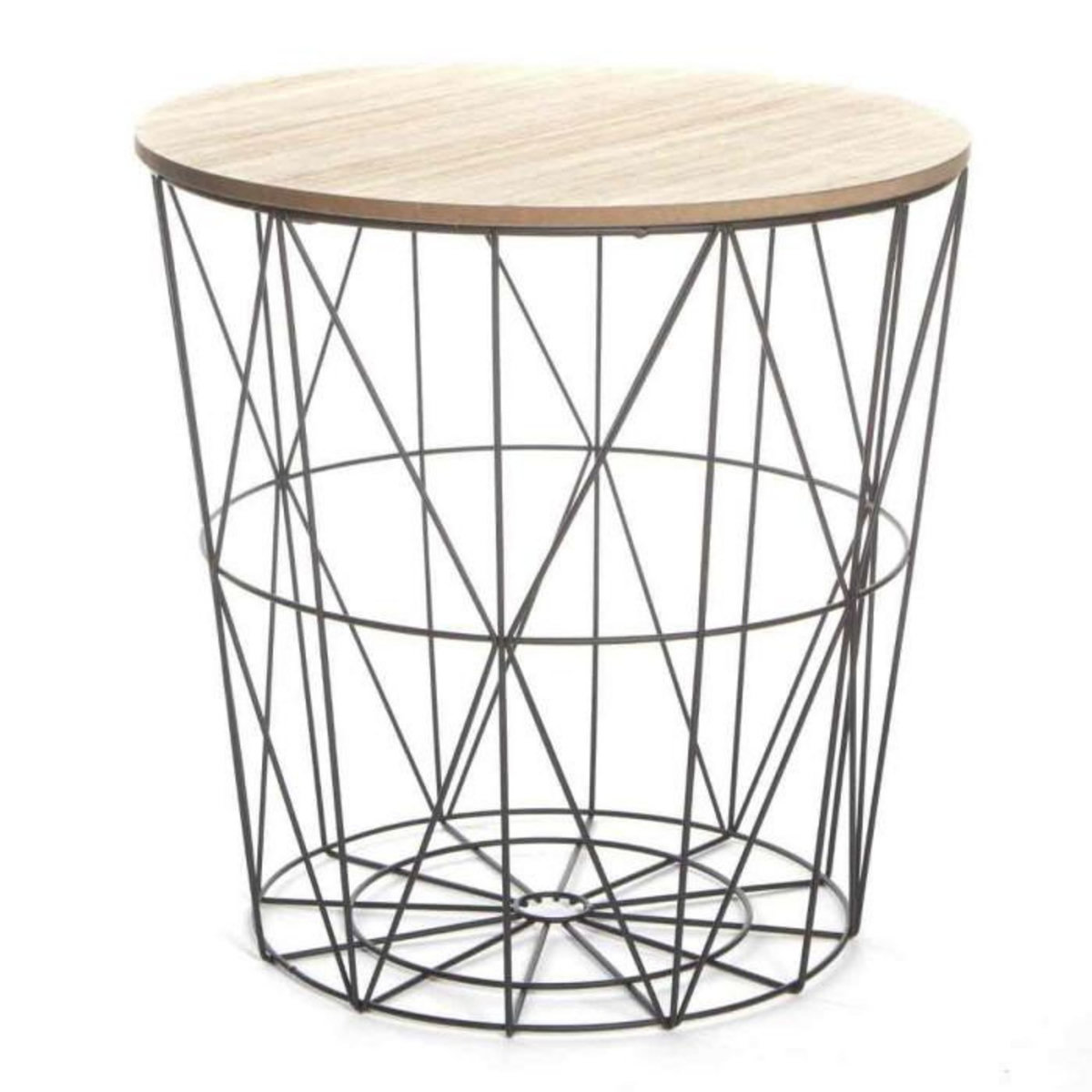 ATMOSPHERA Table d'Appoint Design  Kumi  41cm Noir