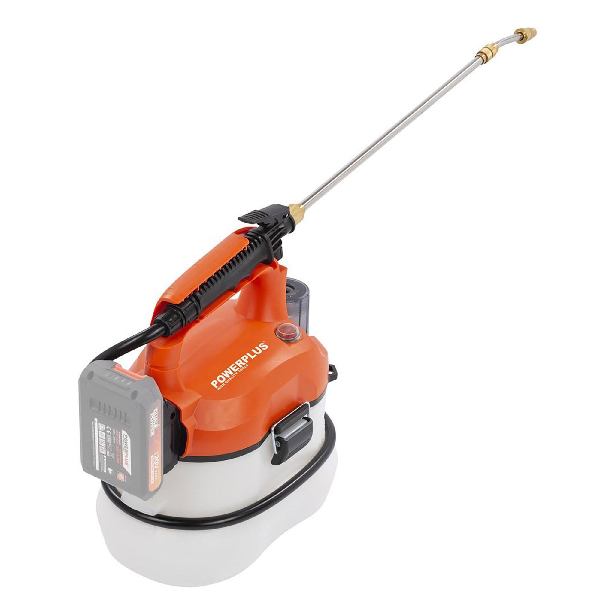 Voir la diapositive 3 : DUAL POWER Pulvérisateur à batterie 20volts 4litres