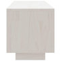 Voir la diapositive 5 : VIDAXL Meuble TV Blanc 110x30x33,5 cm Bois de pin massif