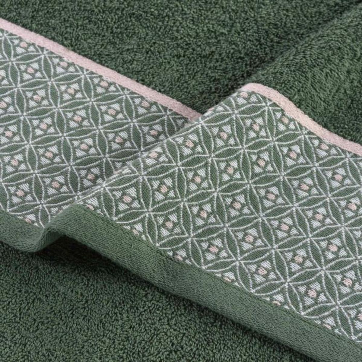 Paris Prix Drap de Bain Jacquard  Belina  90x150cm Kaki