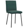Voir la diapositive 3 : VIDAXL Chaises a manger lot de 6 vert fonce velours