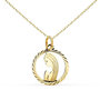 Voir la diapositive 1 : L'ATELIER D'AZUR Collier - Médaille Vierge Or Jaune - Chaîne Dorée