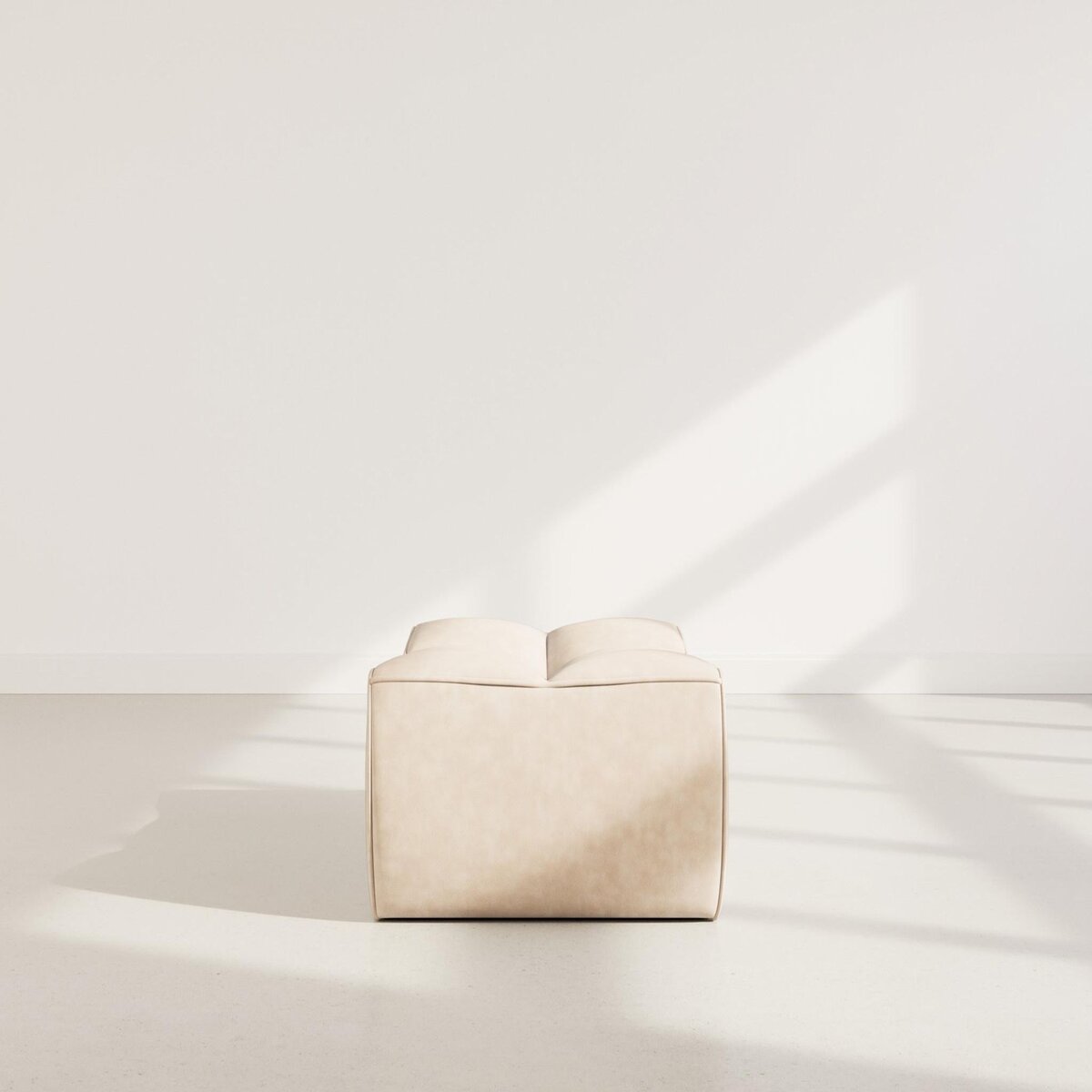 LISA DESIGN Alya - pouf en simili