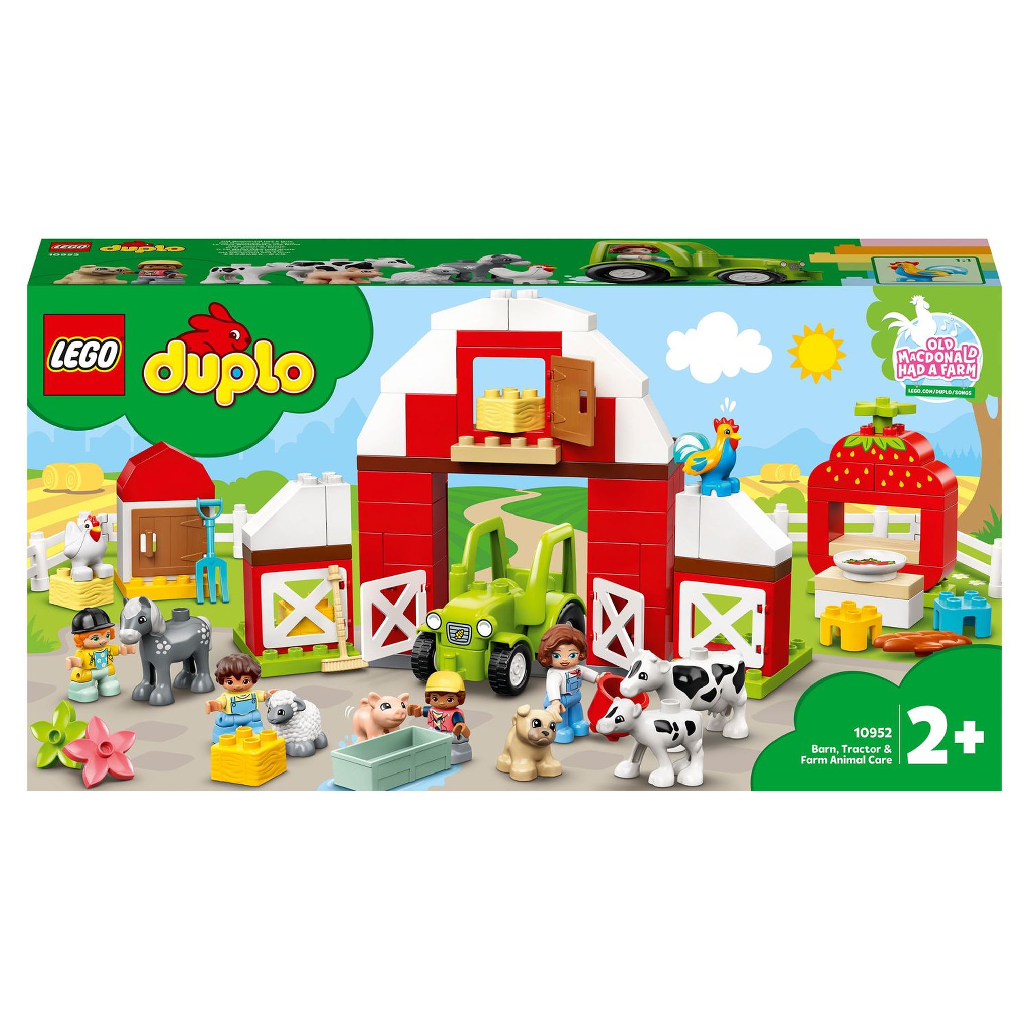 Voir la diapositive 1 : LEGO DUPLO 10952 - Town La Grange, le Tracteur et les Animaux de la Ferme