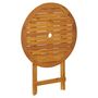 Voir la diapositive 4 : VIDAXL Table pliable de jardin 70 cm Bois d'acacia solide