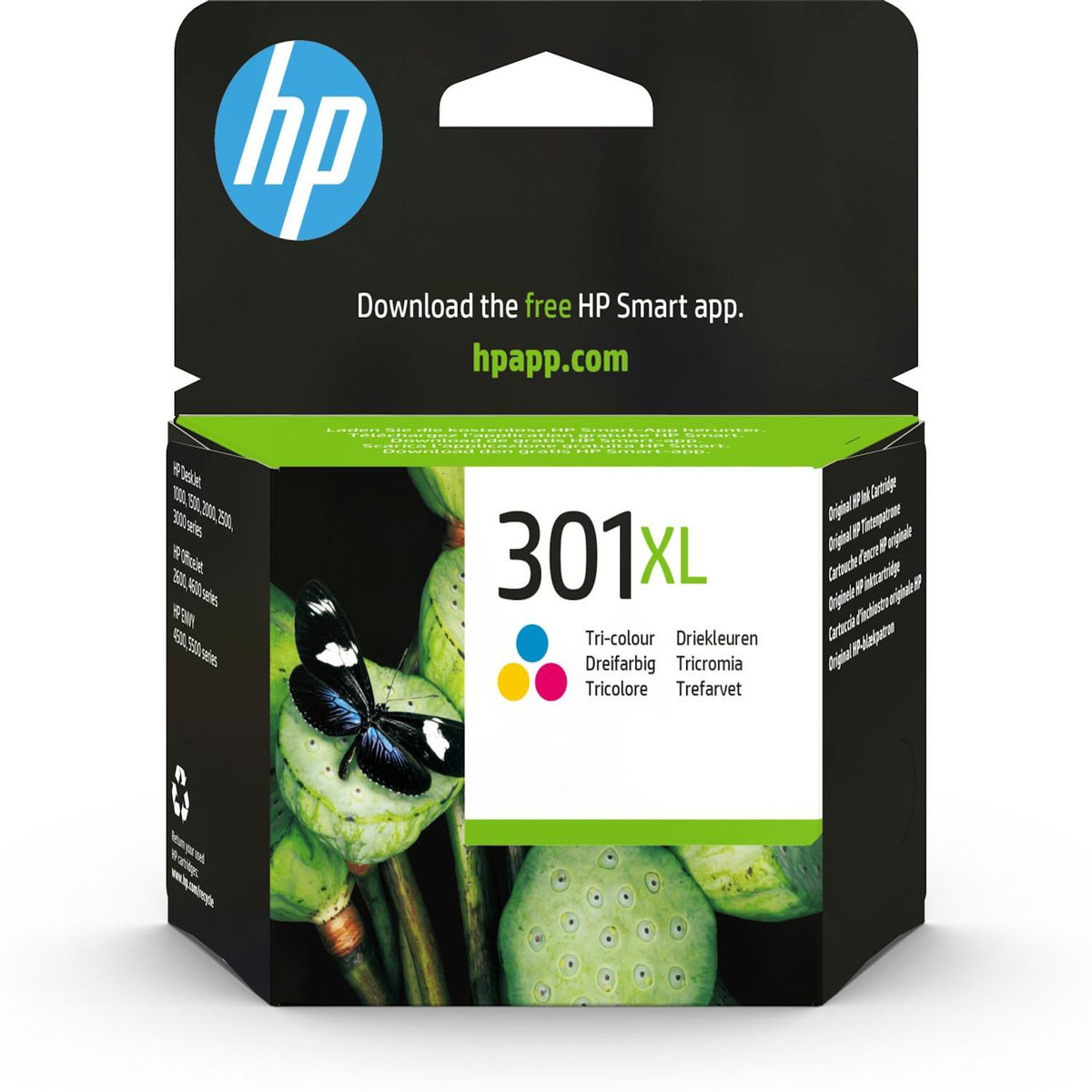 HP HP 301XL cartouche dencre trois couleurs grande capacite authentique pour HP Envy 4505 et HP DeskJet 1050/1512/2548/3057A CH564E
