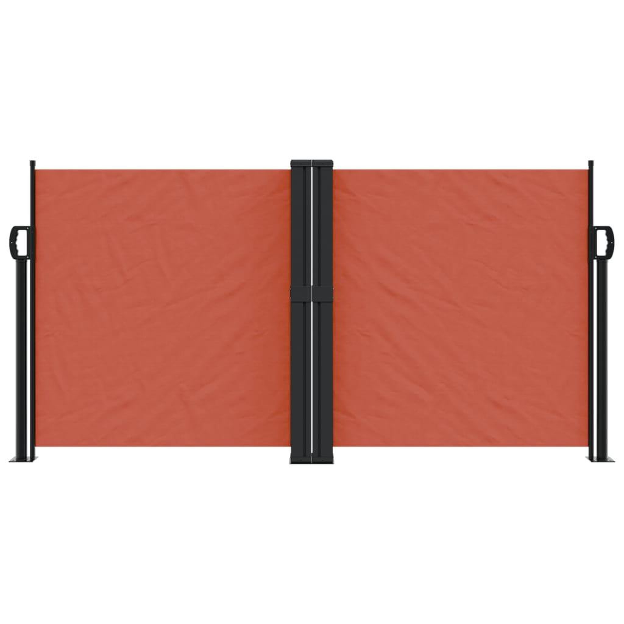 Voir la diapositive 3 : VIDAXL Auvent lateral retractable terre cuite 120x1200 cm