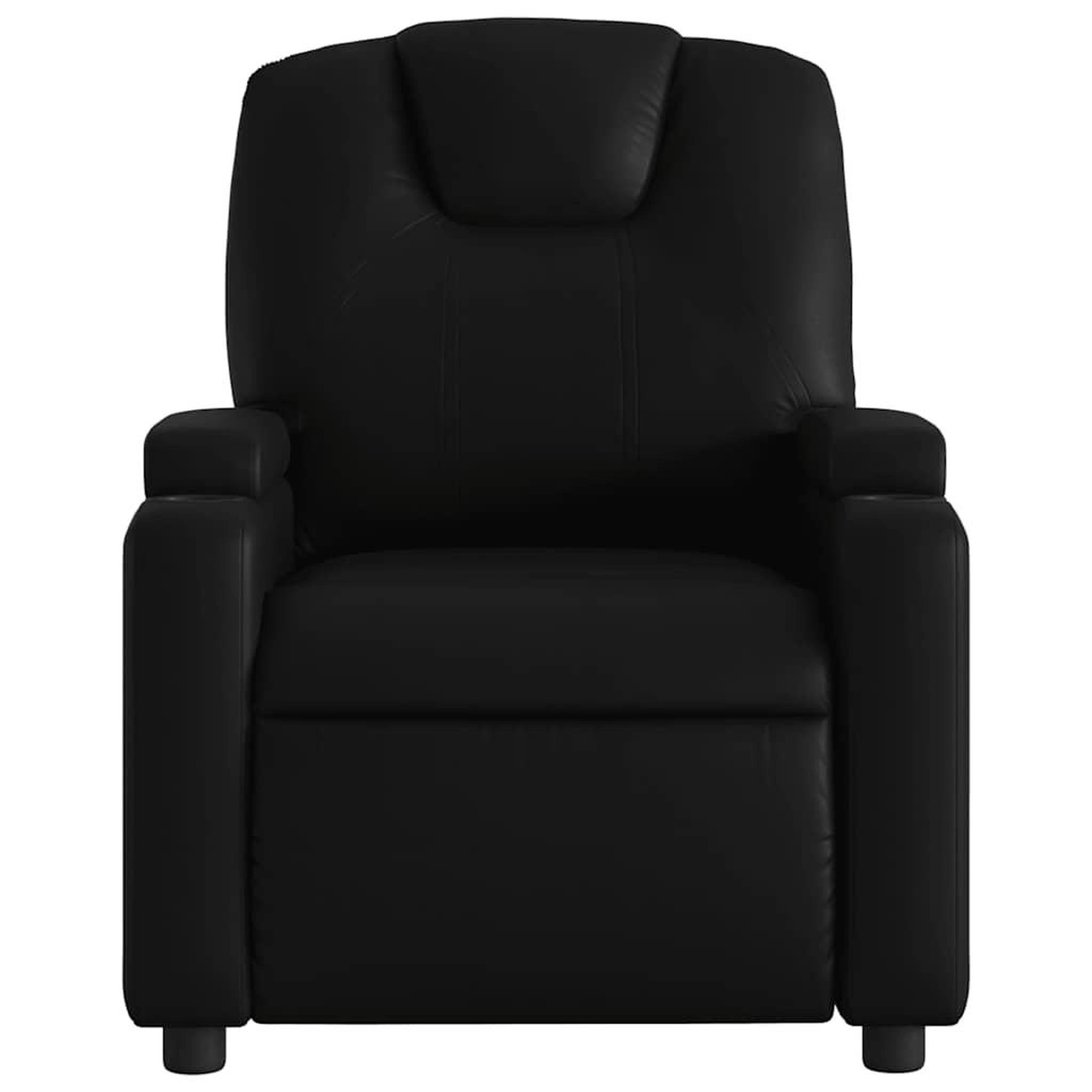Voir la diapositive 4 : VIDAXL Fauteuil inclinable Noir Similicuir