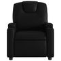 Voir la diapositive 4 : VIDAXL Fauteuil inclinable Noir Similicuir