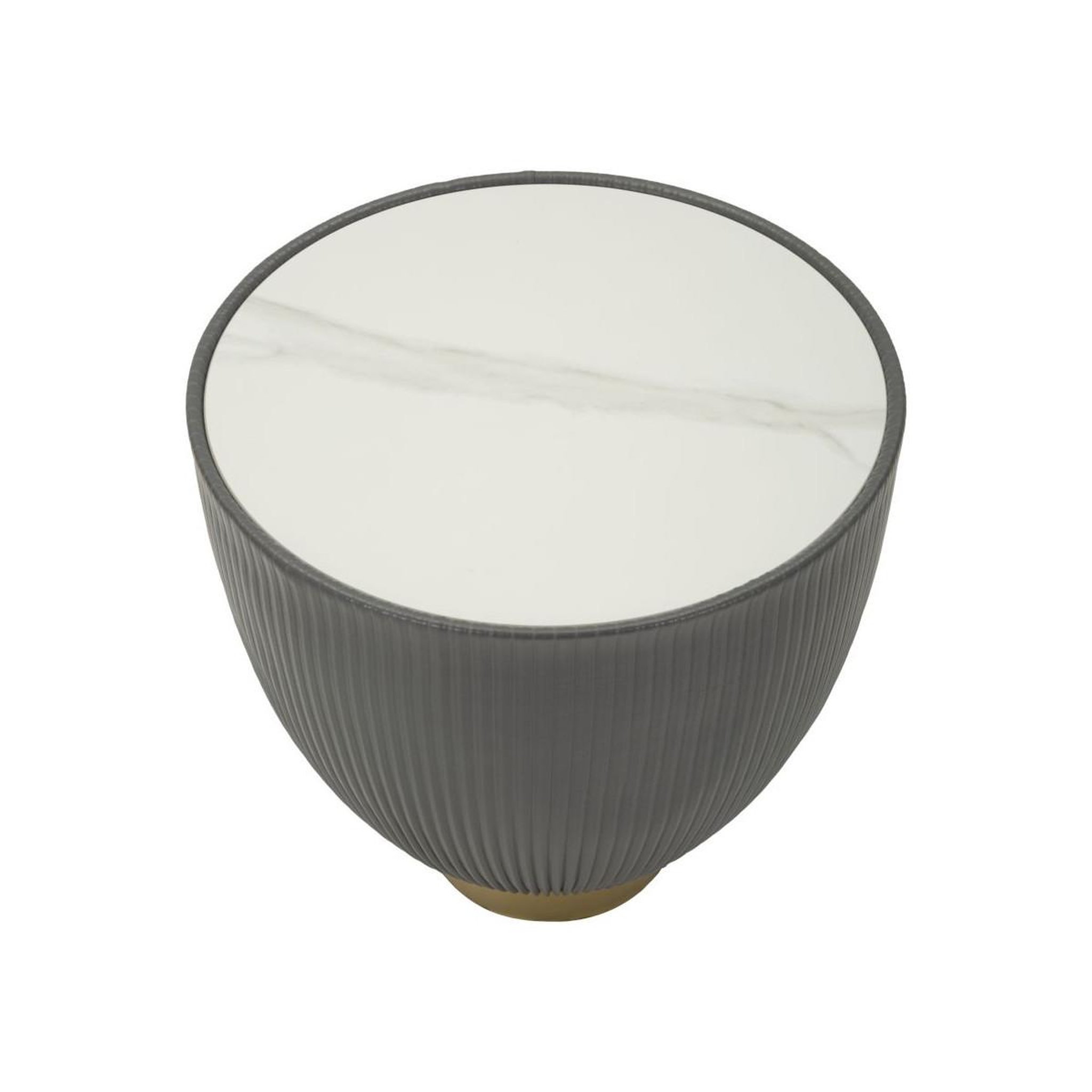 Voir la diapositive 2 : Paris Prix Table basse design  elge  46cm gris