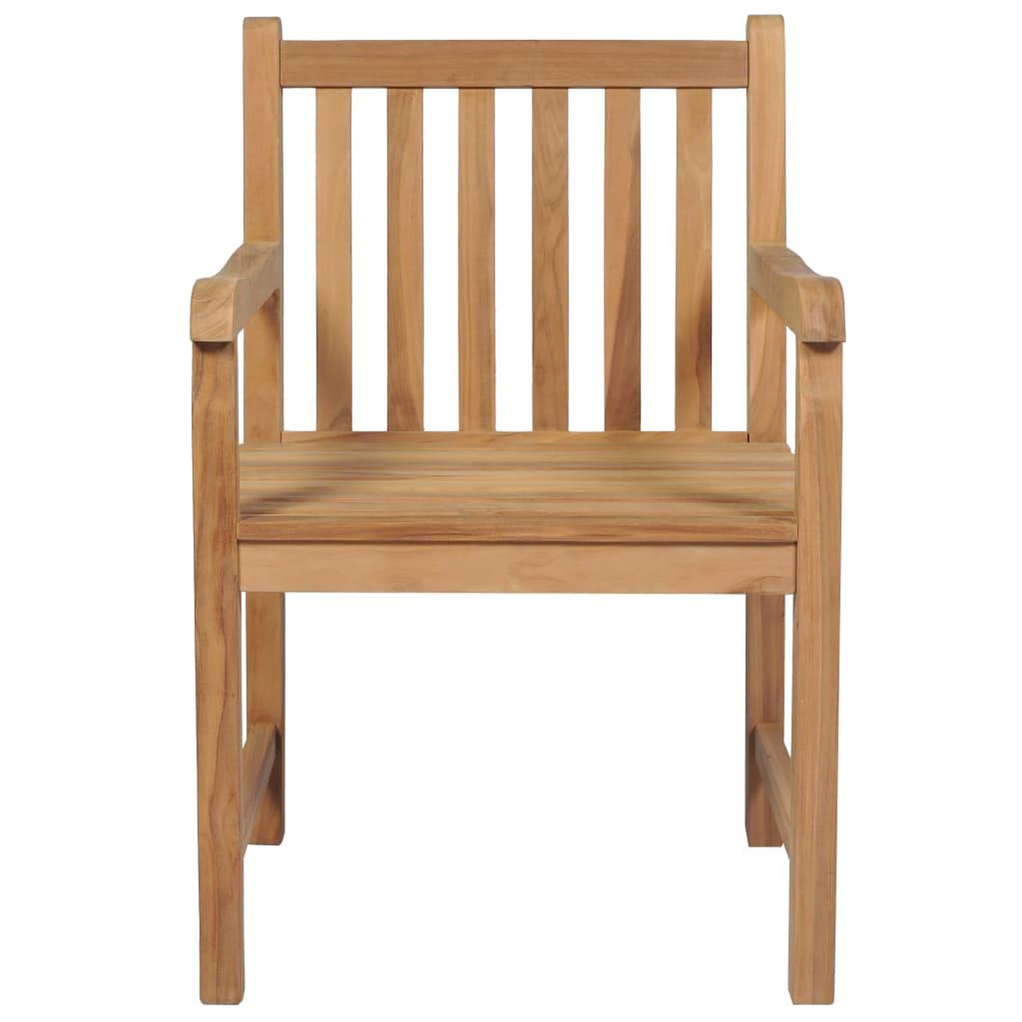 Voir la diapositive 5 : VIDAXL Chaises de jardin lot de 2 et coussins gris Bois de teck massif