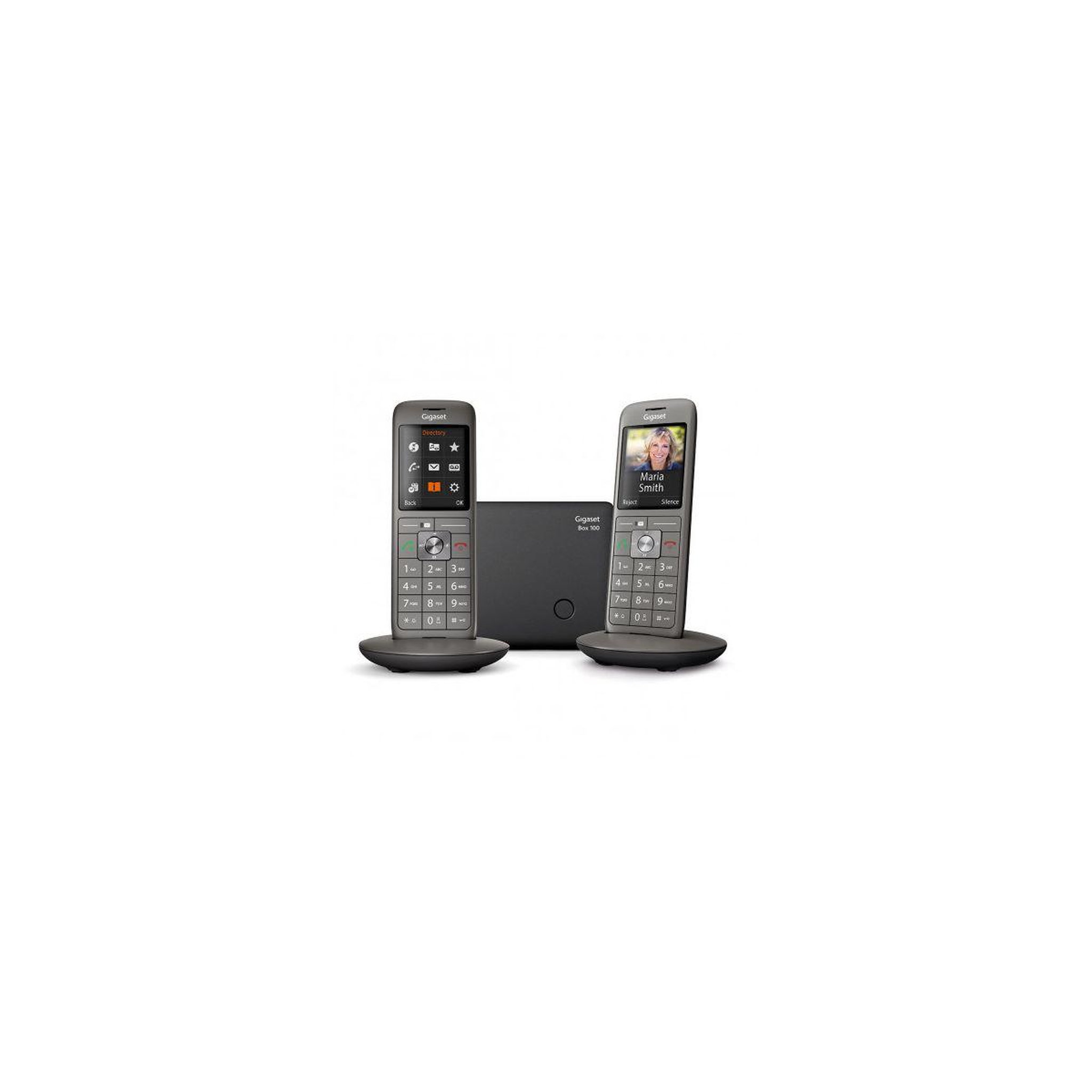 Voir la diapositive 2 : GIGASET Téléphone sans fil cl660 duo anthracite