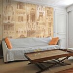 Paris Prix Papier Peint  Architectural Pearl  50x1000cm