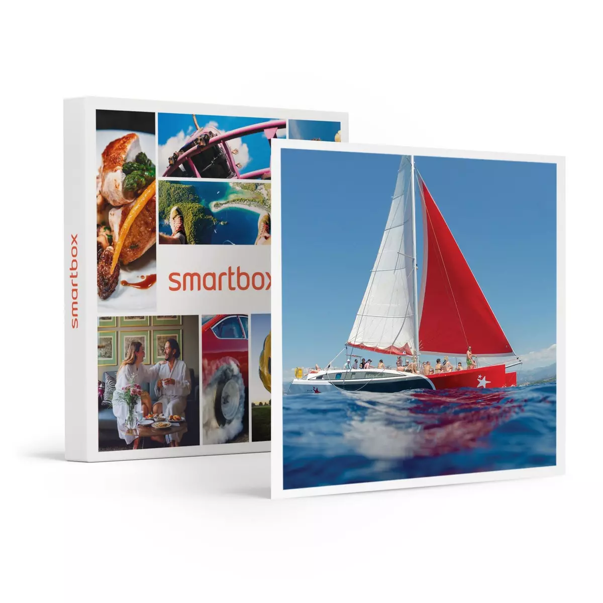 Smartbox Demi-journée d'excursion en catamaran dans le golfe d'Ajaccio avec boissons soft à volonté - Coffret Cadeau Sport & Aventure