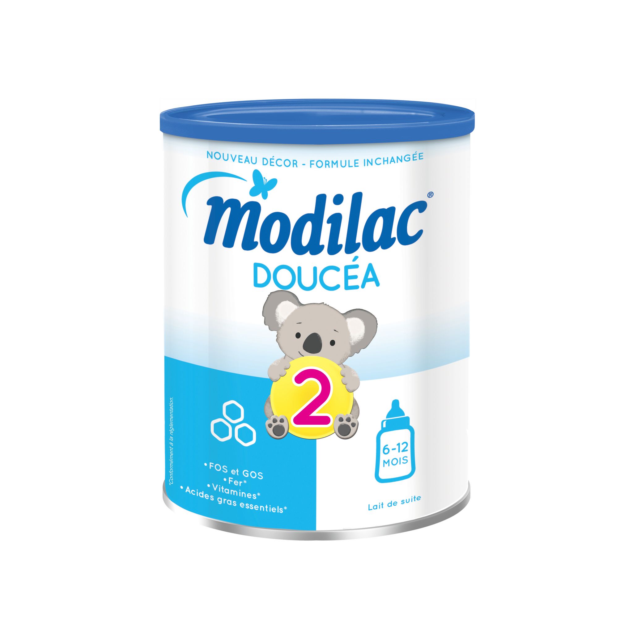 MODILAC DOUCÉA Lait de suite 2ème âge - Dès 6 mois Standard Poudre 900g ...