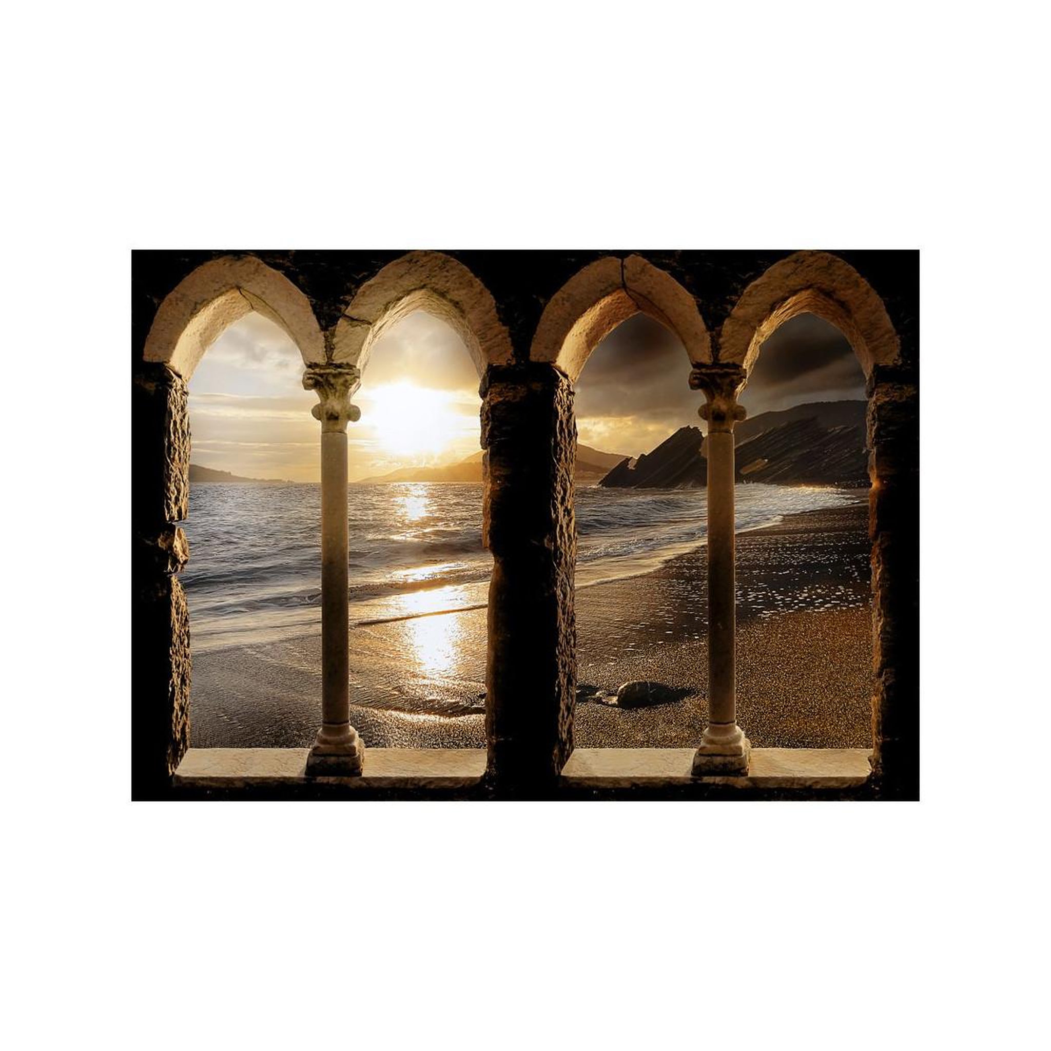 Voir la diapositive 2 : Paris Prix Papier Peint  Castle on the Beach