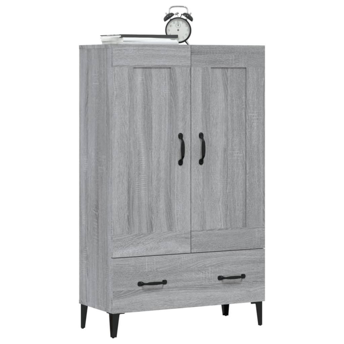 VIDAXL Buffet Sonoma gris 70x31x115 cm Bois d'ingenierie