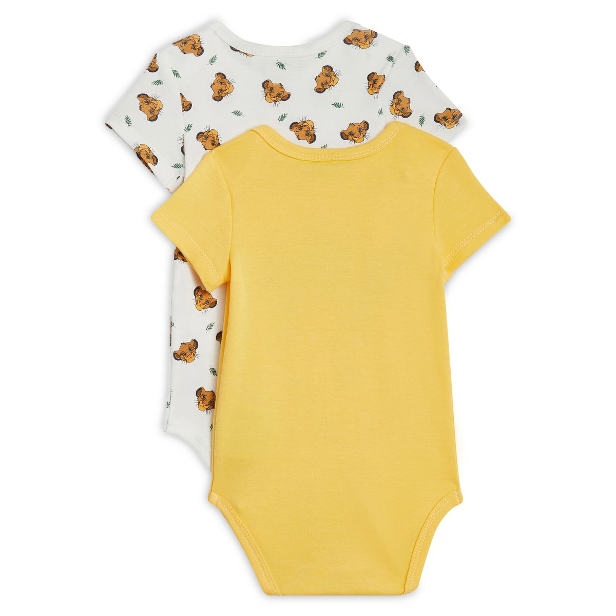 INEXTENSO Lot de 2 bodies manches courtes bébé garçon