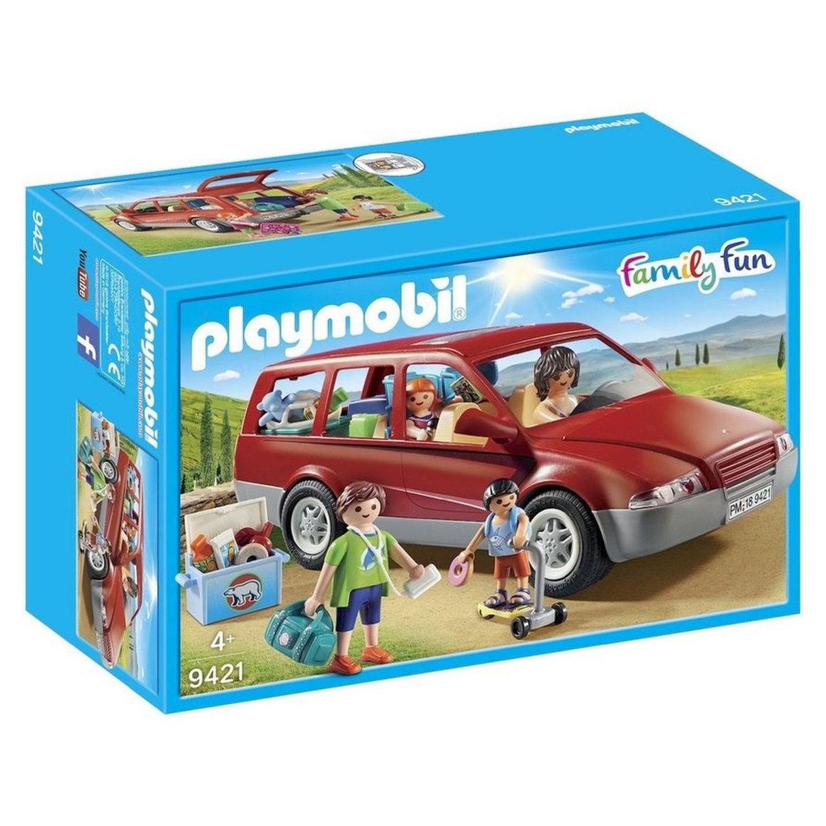 PLAYMOBIL 9421 - Family Fun - Famille avec voiture
