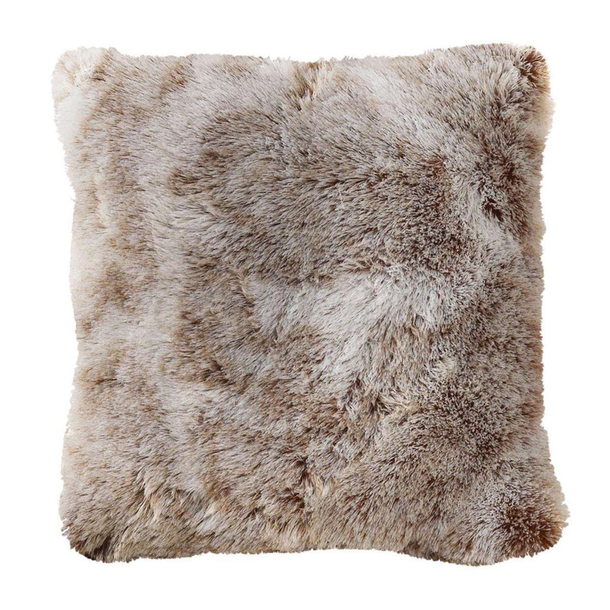 Paris Prix Coussin Imitation Fourrure  Antartic  45x45cm Choco