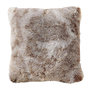 Voir la diapositive 1 : Paris Prix Coussin Imitation Fourrure  Antartic  45x45cm Choco