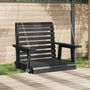 Voir la diapositive 1 : VIDAXL Chaise balançoire de jardin chaînes en metal bois massif sapin