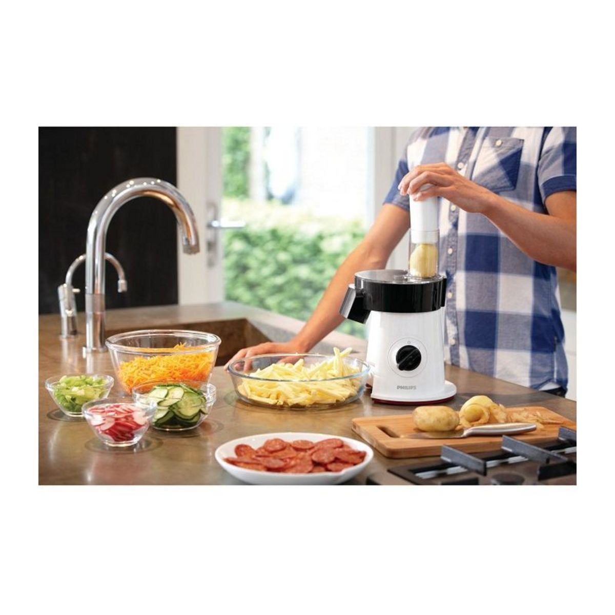 PHILIPS Hachoir HR1388/80 Salad Maker 200W