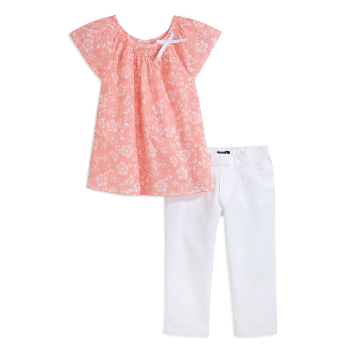 IN EXTENSO Ensemble fille blouse et pantacourt