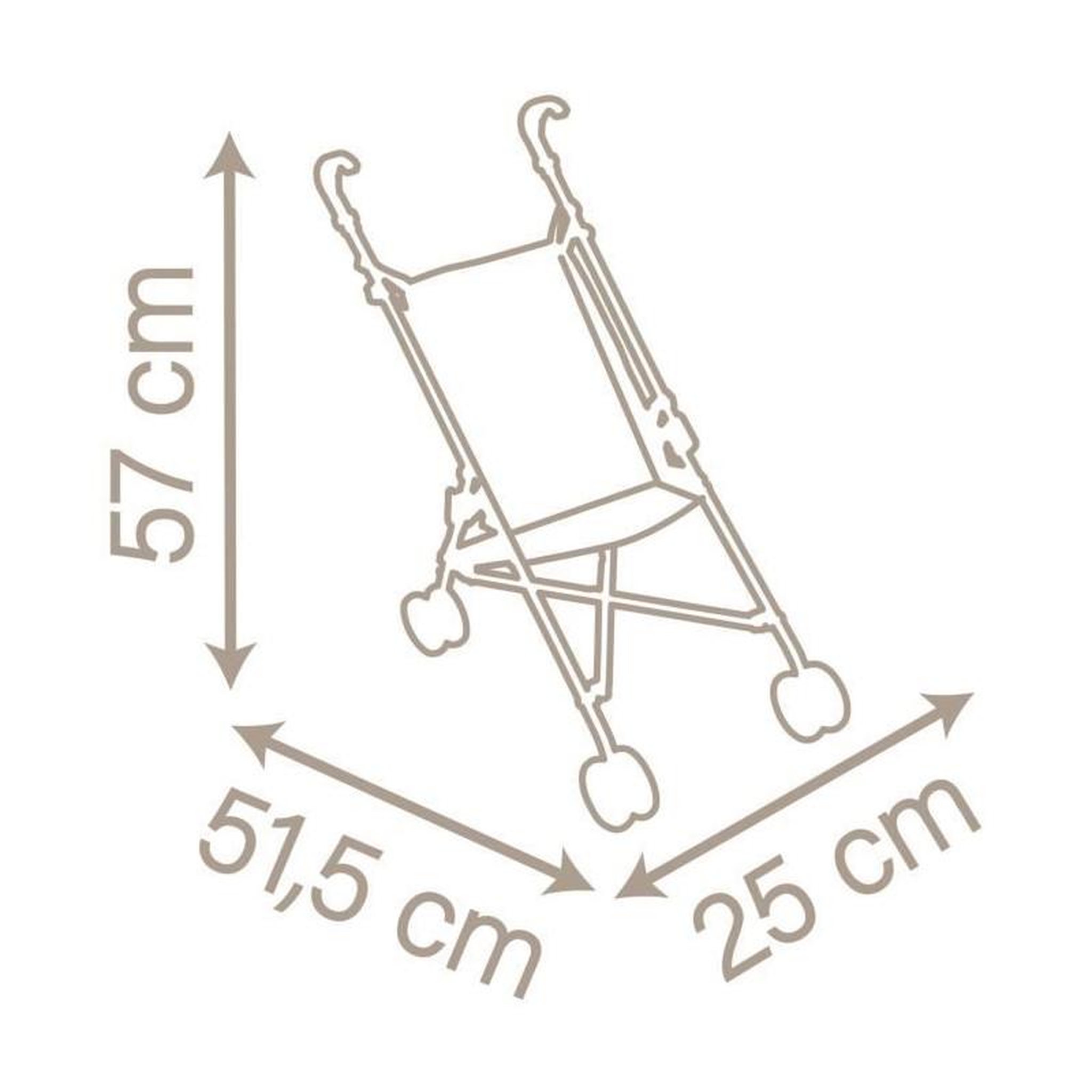 Voir la diapositive 4 : SMOBY Poussette pour poupées Smoby Baby Nurse pliage parapluie