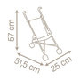 Voir la diapositive 4 : SMOBY Poussette pour poupées Smoby Baby Nurse pliage parapluie