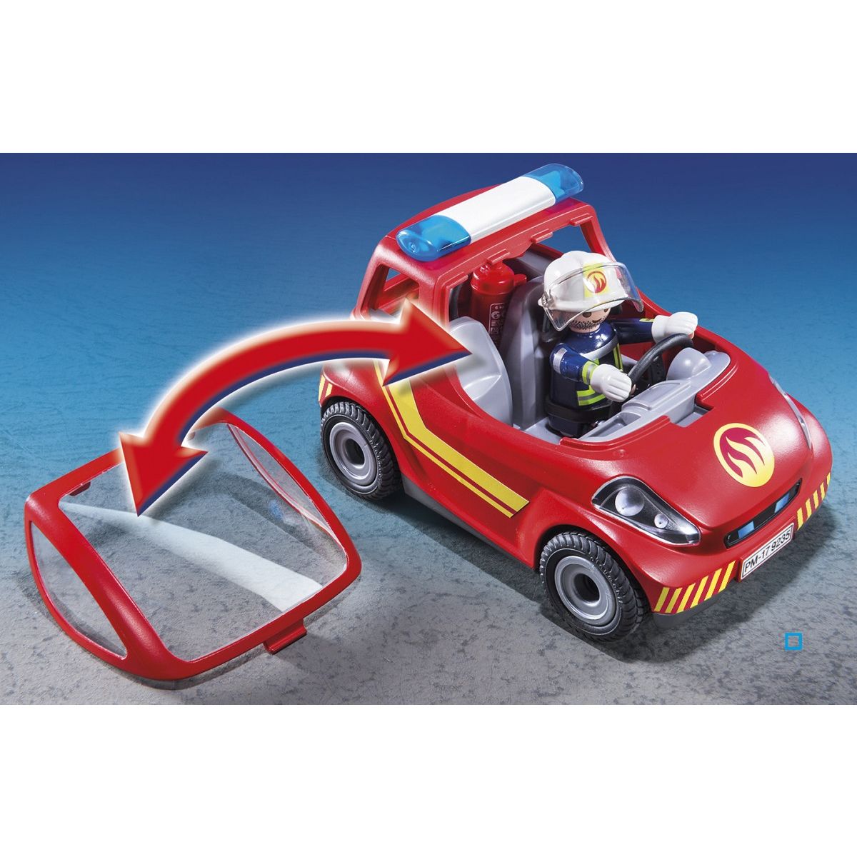 PLAYMOBIL  9235 City action - Pompier + véhicule intervention  