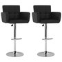 Voir la diapositive 1 : VIDAXL Tabourets de bar lot de 2 noir similicuir