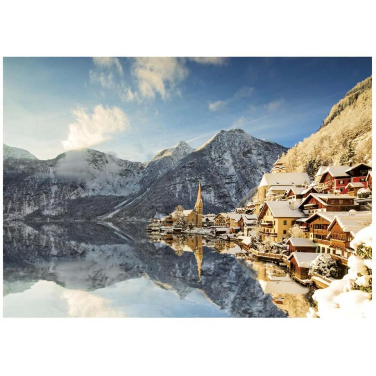 EDUCA Puzzle - EDUCA - Hallstatt Hiver - 1500 pieces - Paysage - 85 x 60 cm - Adulte