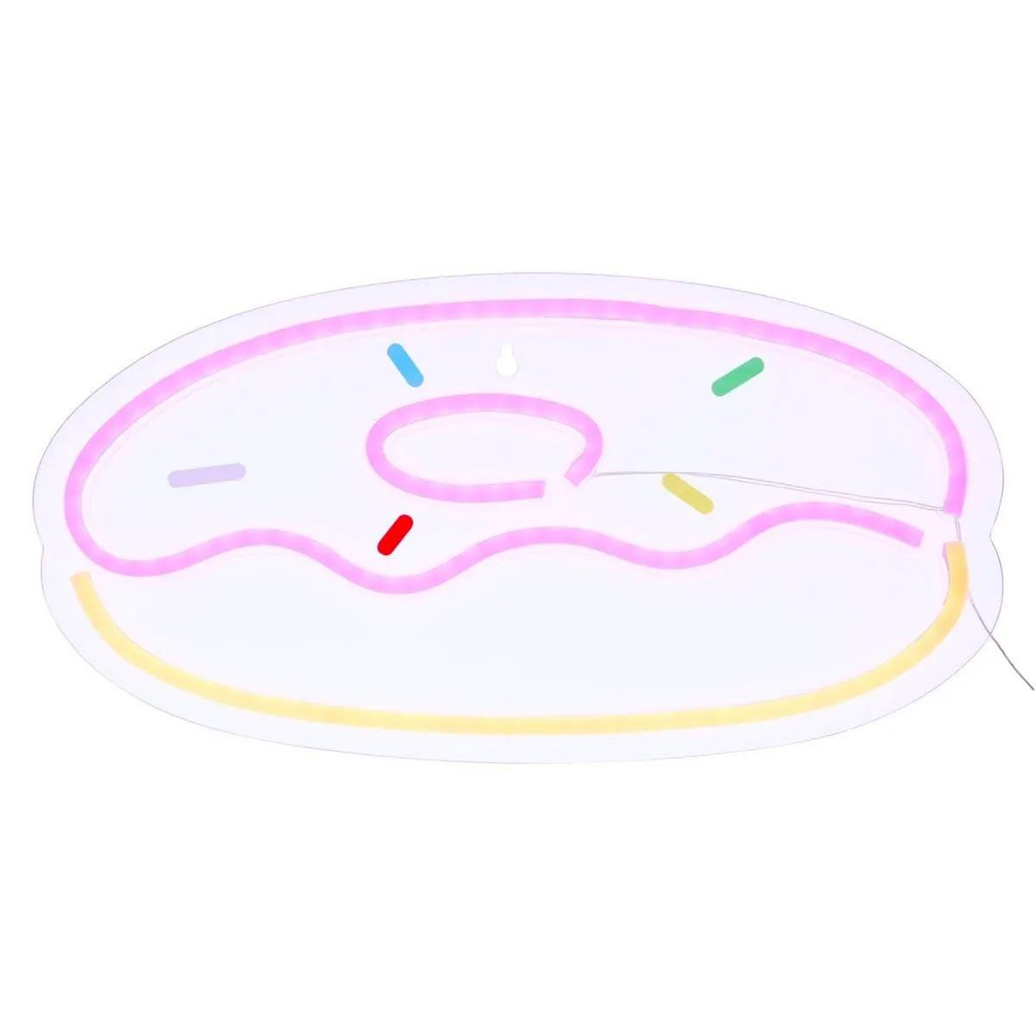 ATMOSPHERA Néon led mural  donut  37cm multicolore