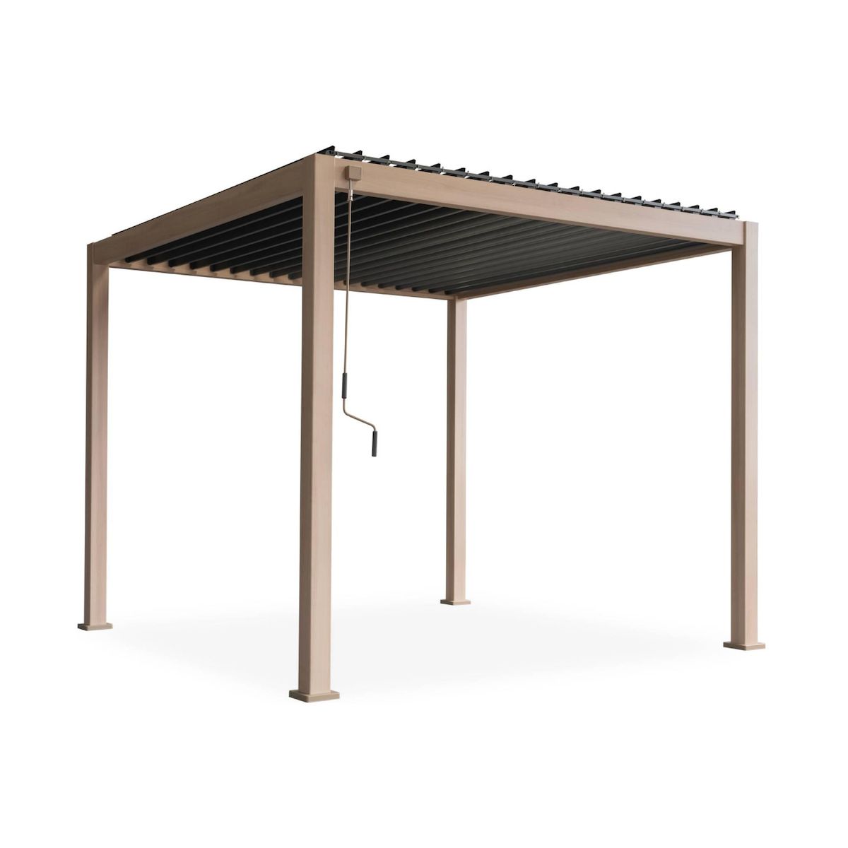 SWEEEK Pergola bioclimatique aluminium lames orientables 3x3m V2 Triomphe