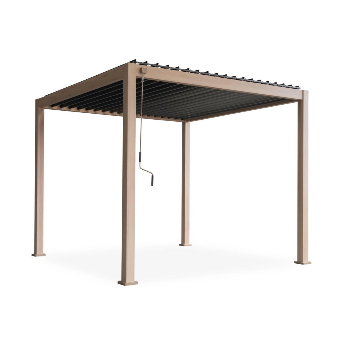 SWEEEK Pergola bioclimatique aluminium lames orientables 3x3m V2 Triomphe