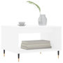 Voir la diapositive 3 : VIDAXL Table basse blanc 60x50x40 cm bois d'ingenierie