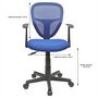 Voir la diapositive 2 : IDIMEX Chaise de bureau pour enfant STUDIO