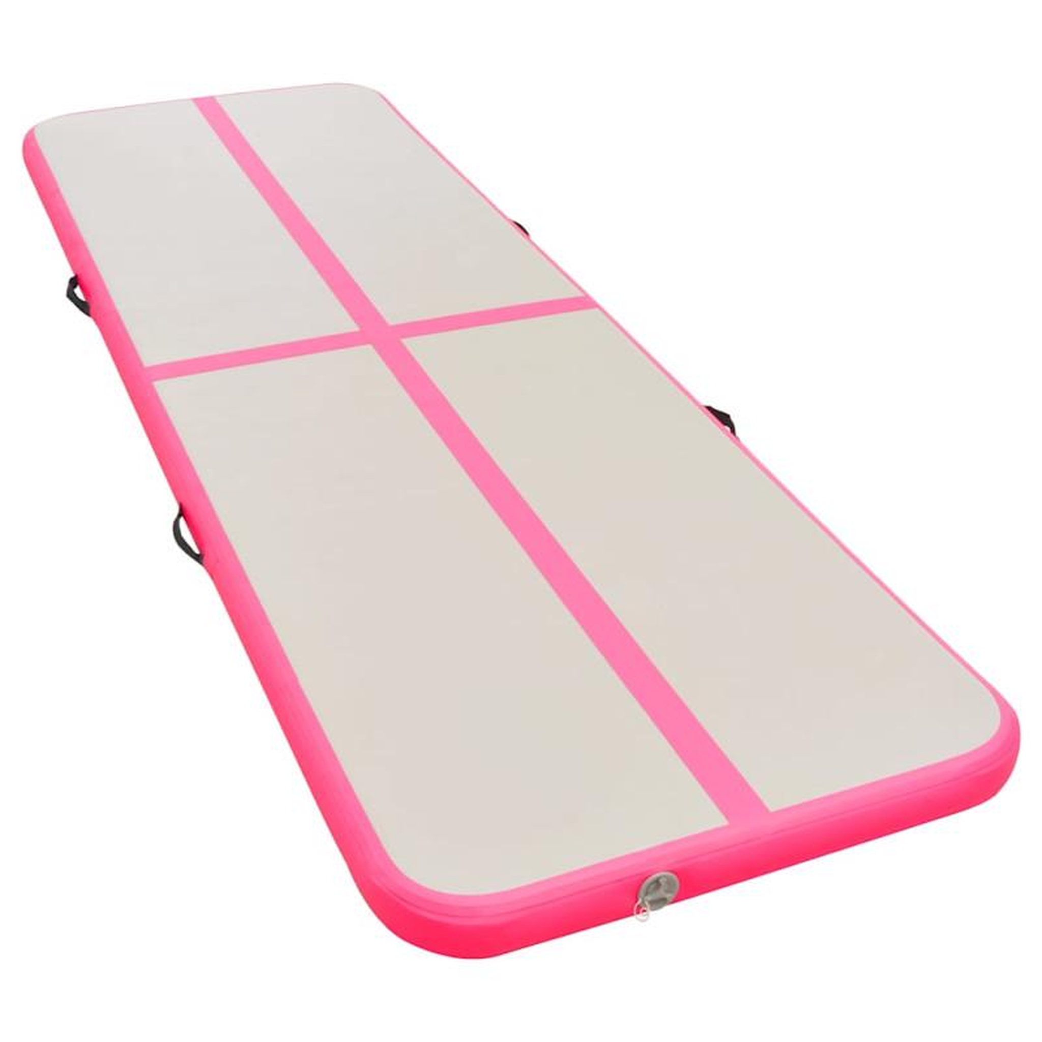 Voir la diapositive 2 : VIDAXL Tapis gonflable de gymnastique avec pompe 300x100x10cm PVC Rose