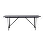 Voir la diapositive 2 : Paris Prix Table à Manger Design  Astrid  200cm Noir