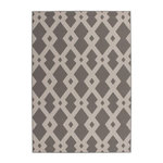 Paris Prix Tapis Ethnique à Poils Courts  Now I  Taupe. Coloris disponibles : Marron