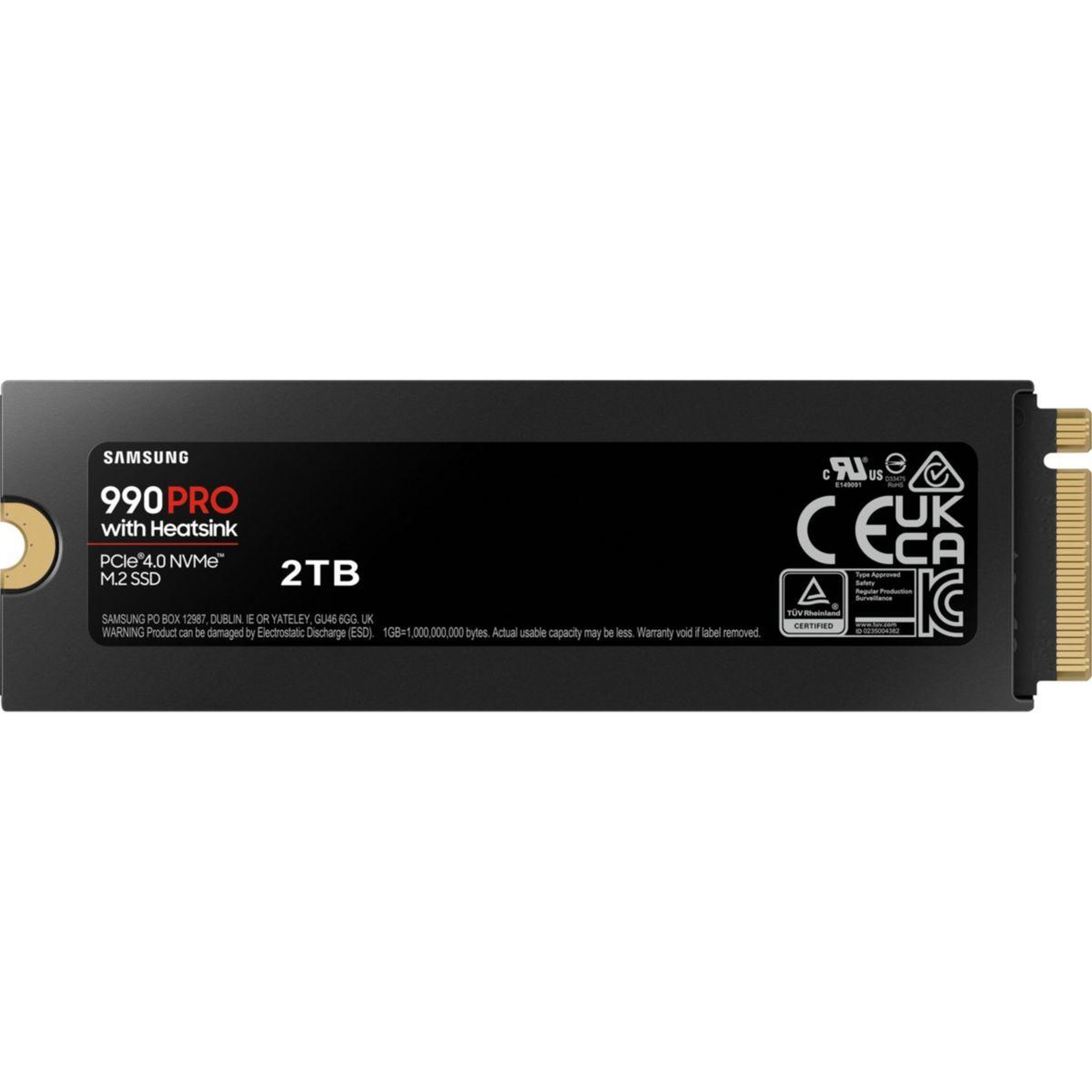 Voir la diapositive 3 : Samsung Disque dur SSD interne 2To 990 Pro avec dissipateur