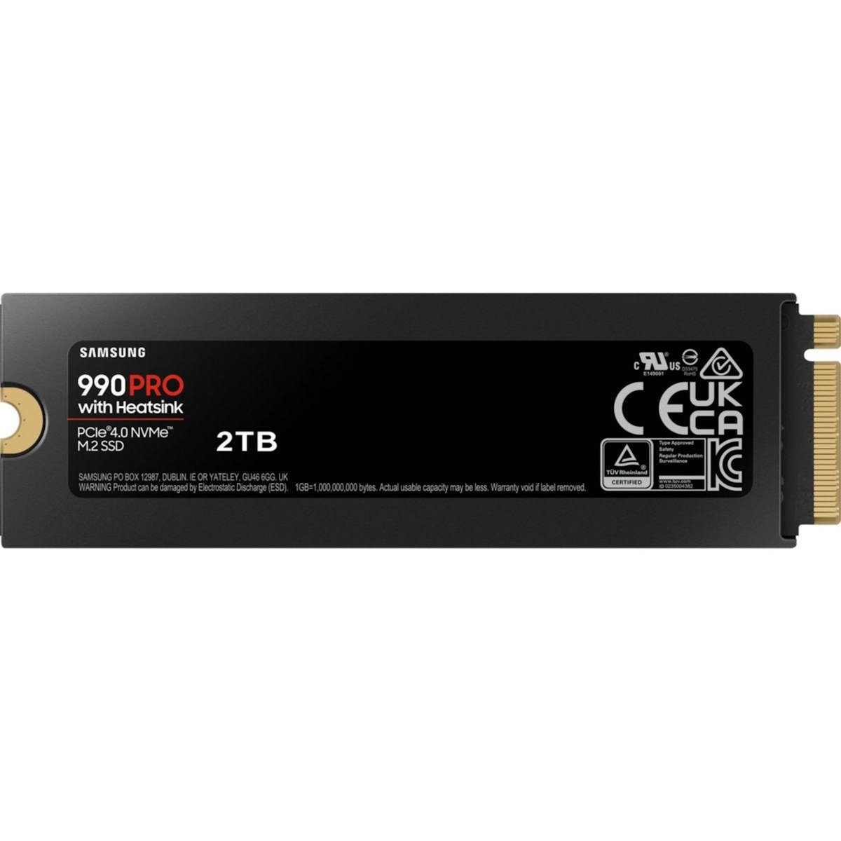 Samsung Disque dur SSD interne 2To 990 Pro avec dissipateur