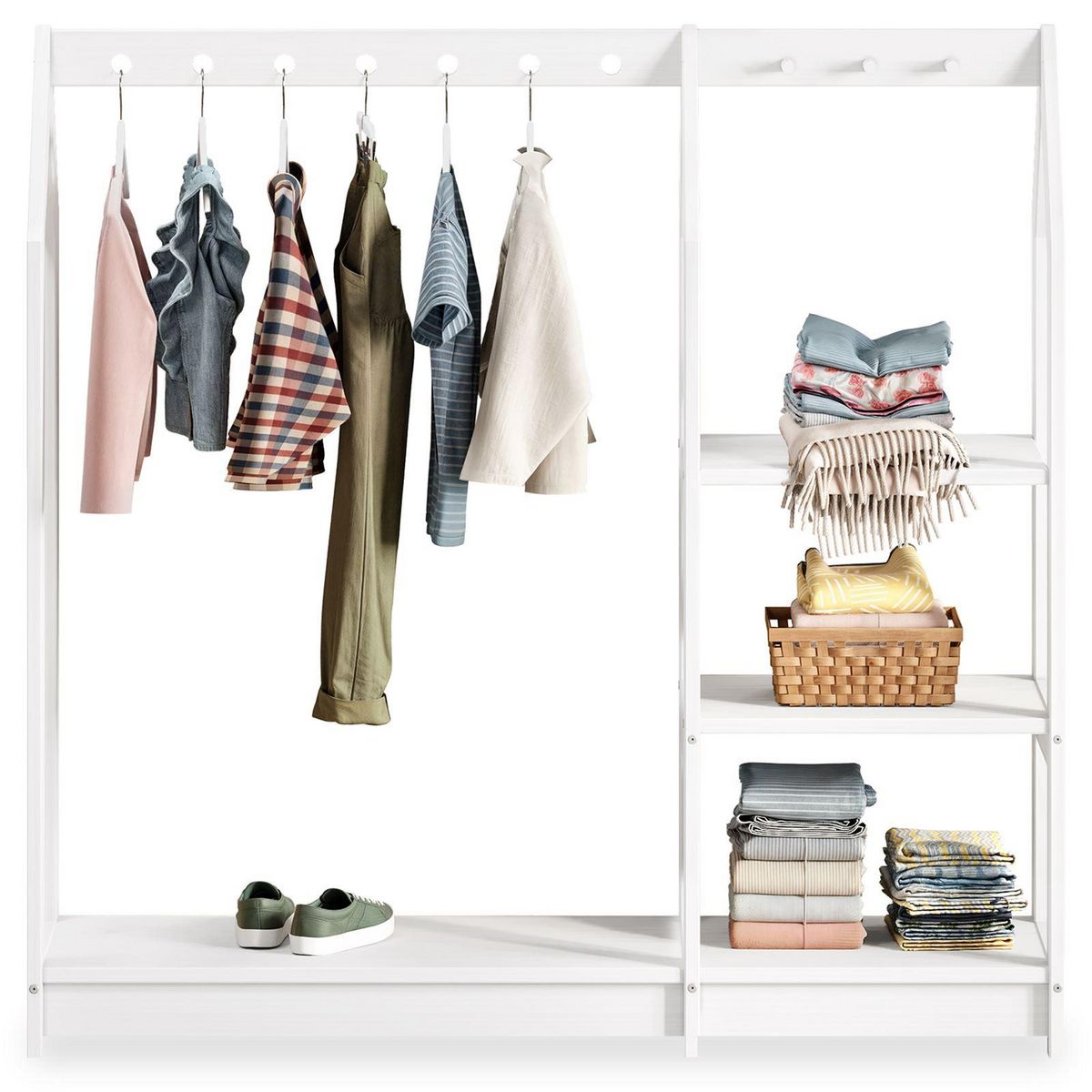 IDIMEX Penderie enfant SALLY en pin massif