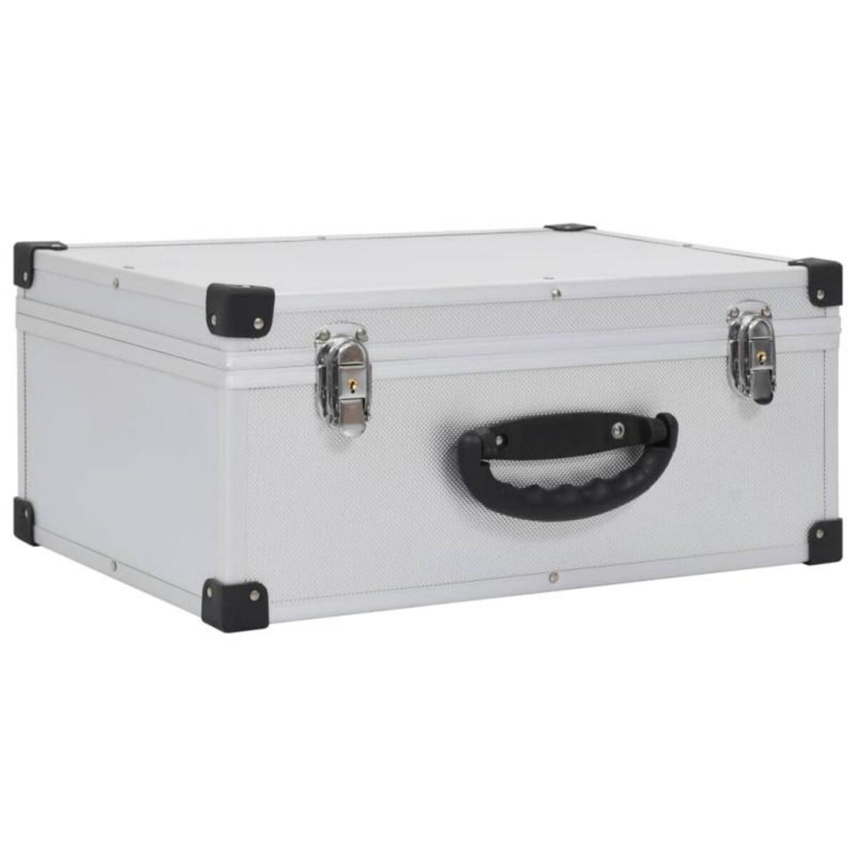 VIDAXL Étui de CD pour 60 CD Aluminium ABS Argenté