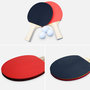 Voir la diapositive 6 : SWEEEK Table de ping pong INDOOR bleue - table pliable avec 4 raquettes et 6 balles. pour utilisation intérieure. sport tennis de table