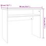 Voir la diapositive 6 : VIDAXL Bureau Gris beton 90x50x74 cm Bois d'ingenierie