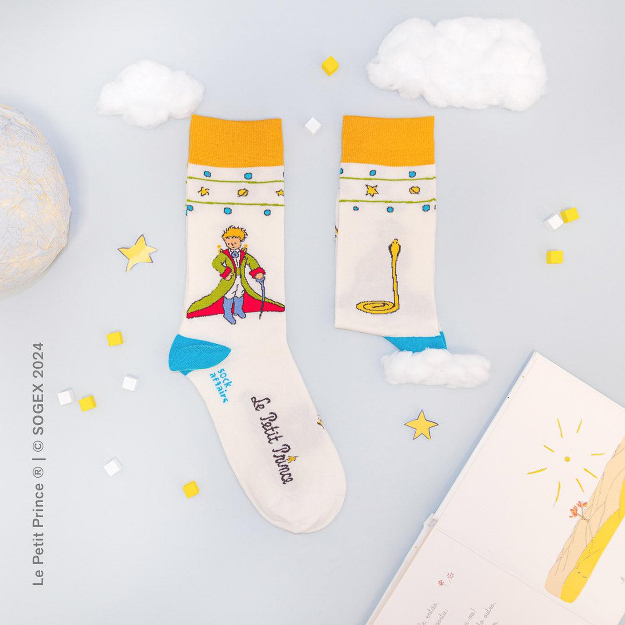 Voir la diapositive 4 : SOCK AFFAIRS Chaussettes le petit prince