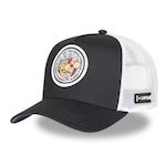 CAPSLAB Casquette Trucker Asterix. Coloris disponibles : Bleu